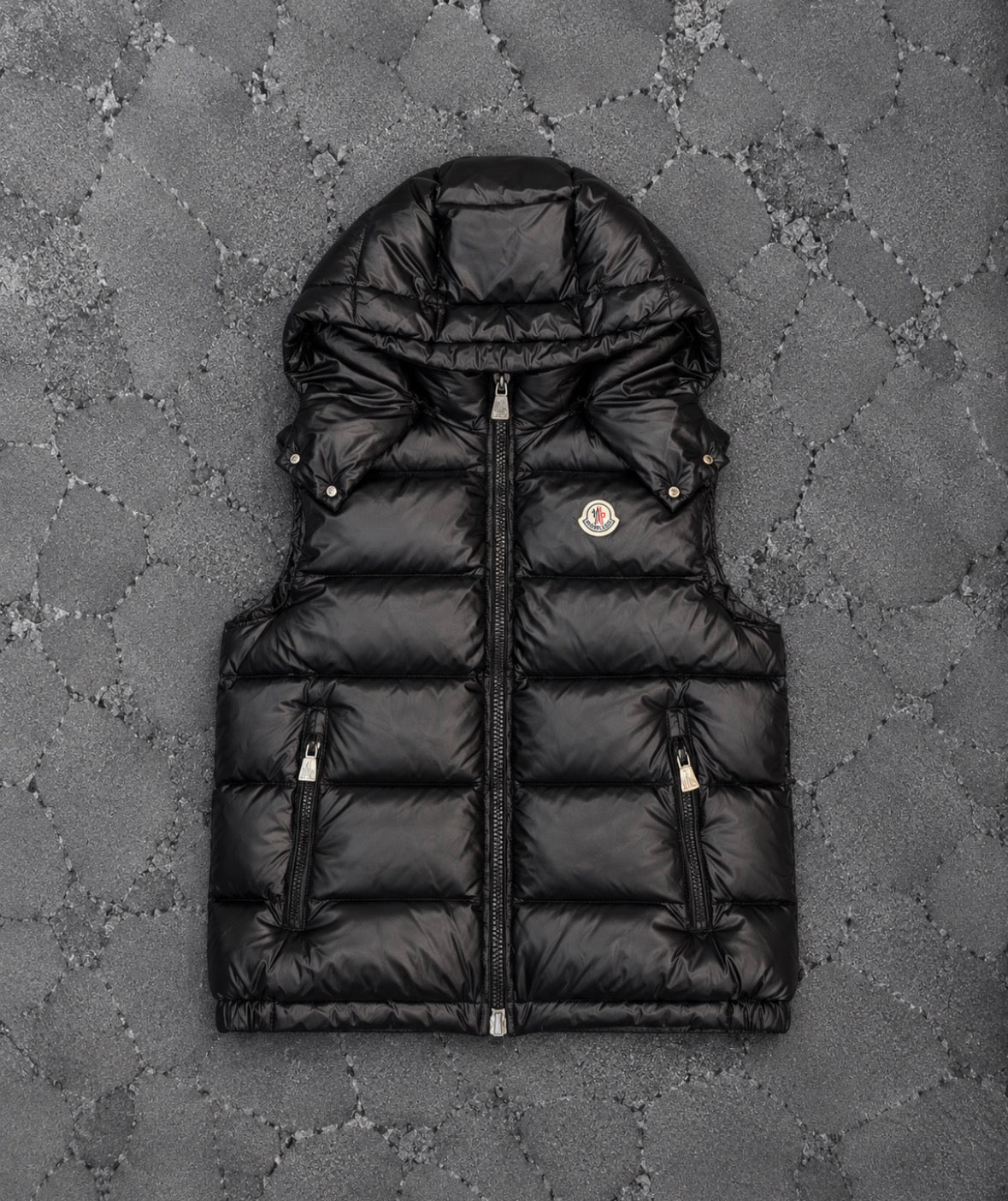 Moncler Puffer Weste Kapuze